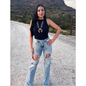 Wide leg jeans size 7/28